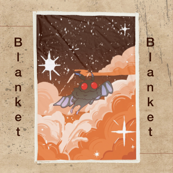 Flying MothMan Blanket