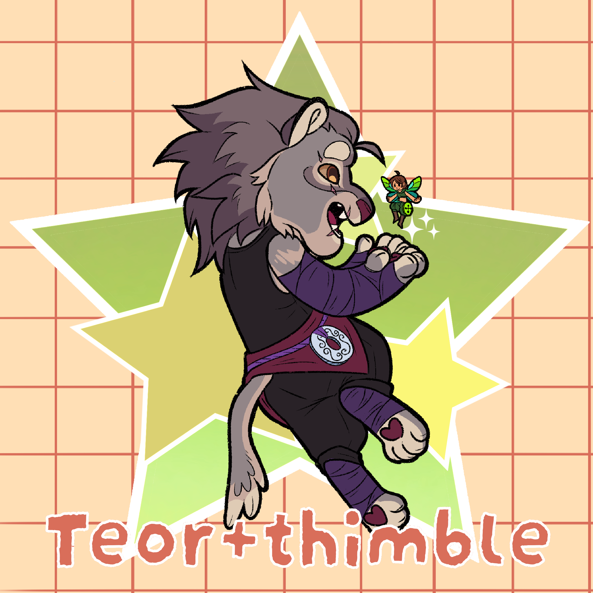 Teor Thimble Keychain