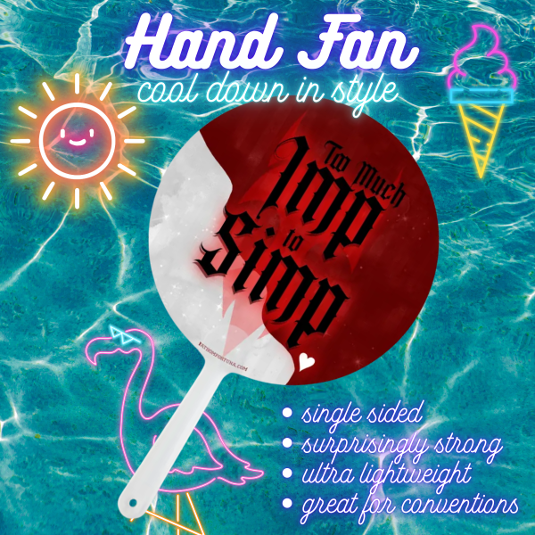 Too Much Imp to Simp Hand Fan
