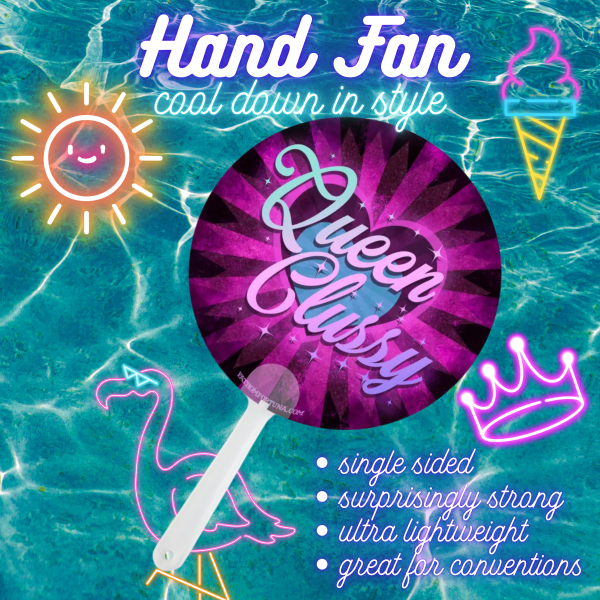 Queen Clussy Hand Fan