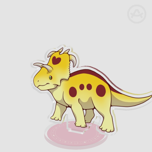 Lorelai the Lokicertatops Doodlesaur Acrylic Standee