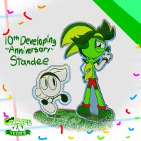 Stripe Planty 10 Developing Years Acrylic Standee