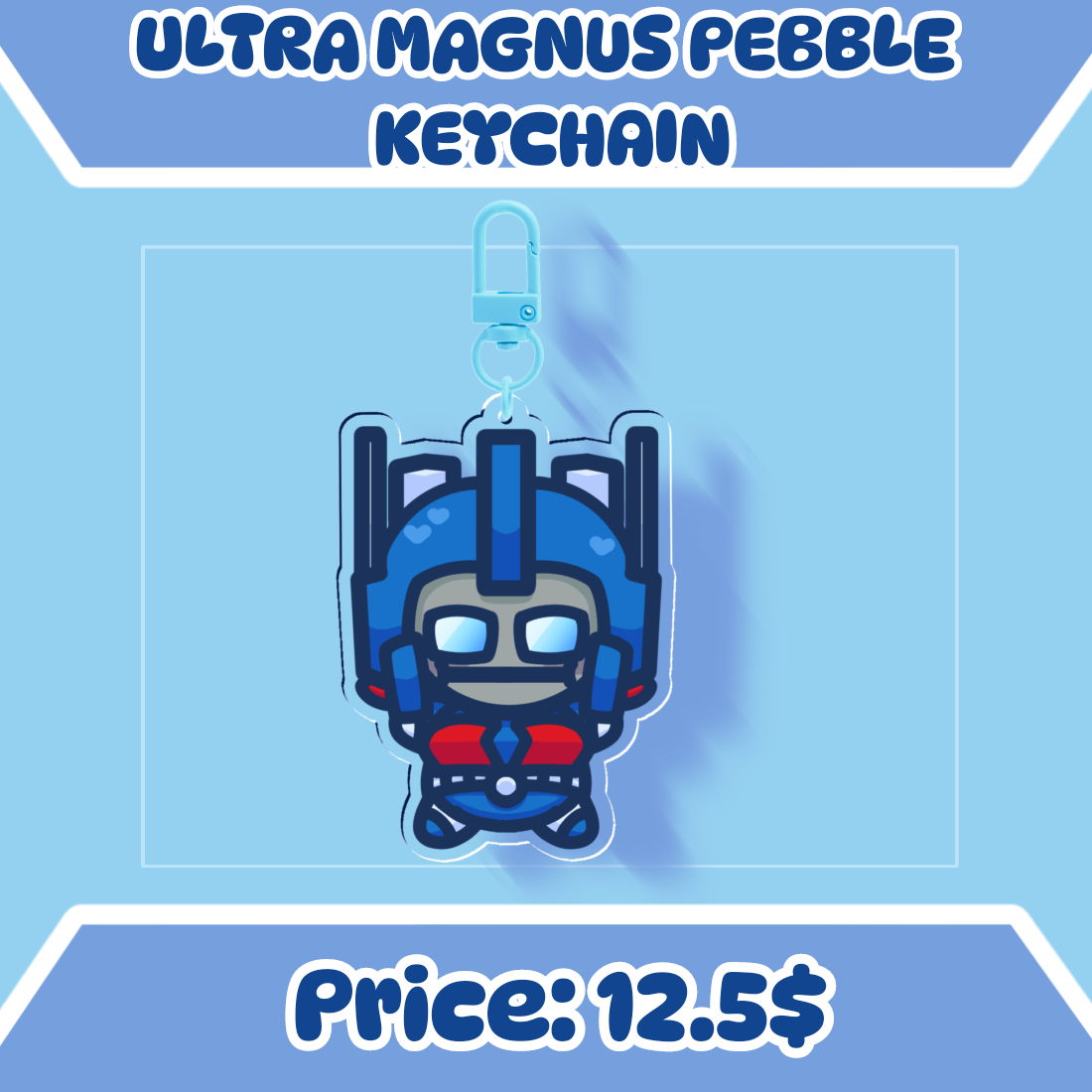 Ultra Magnus Pebble Keychain