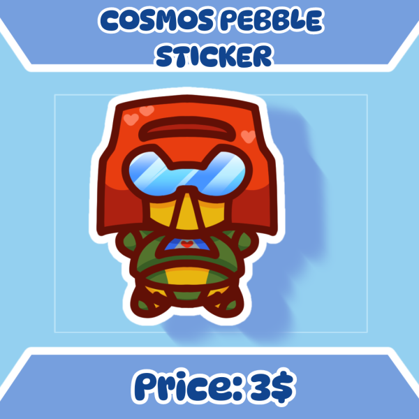 Cosmos Pebble Sticker