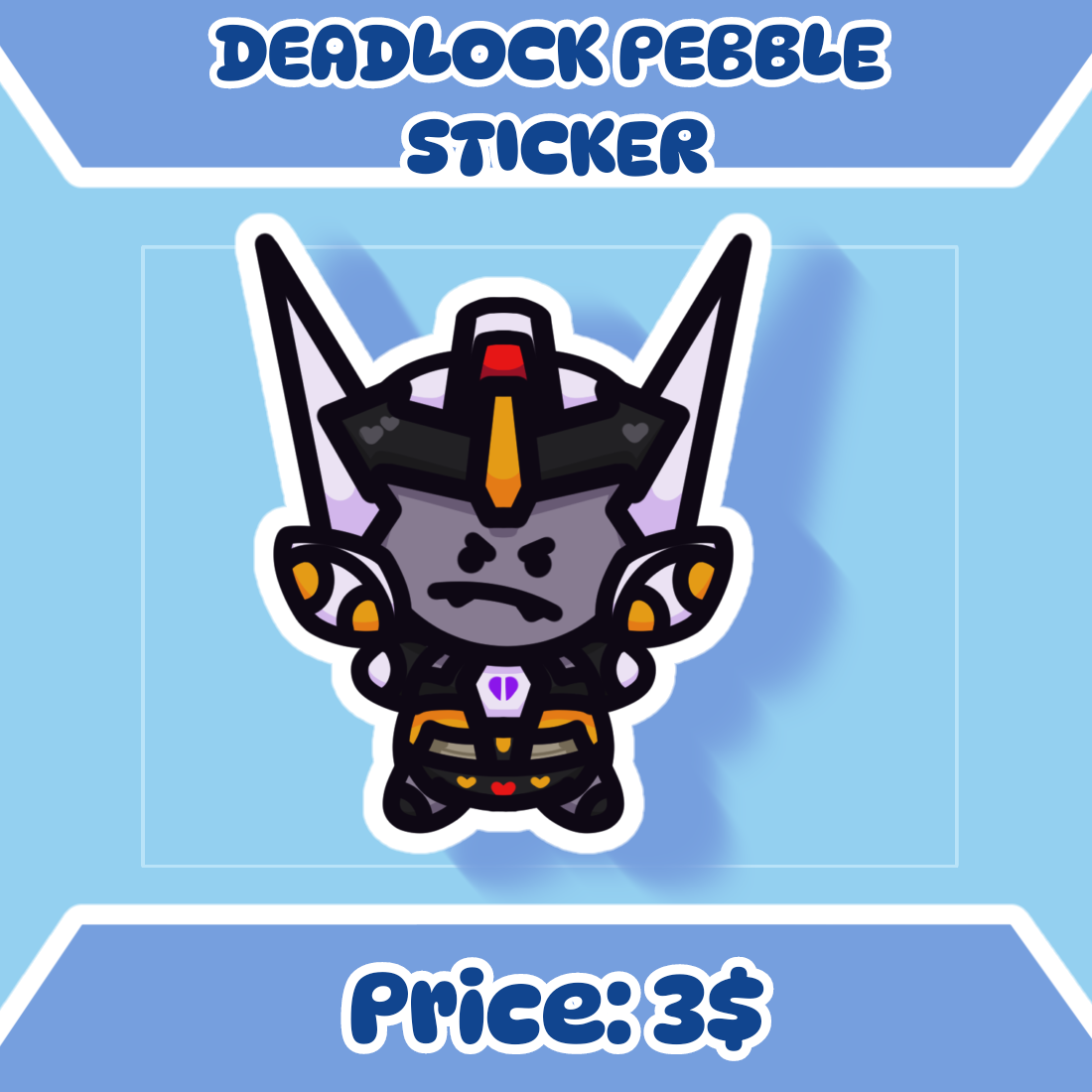Deadlock Pebble Sticker