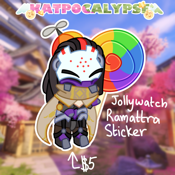 Jolly Ramattra Overwatch Sticker