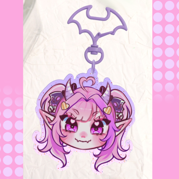 Ironmouse keychain