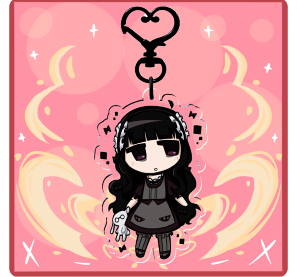 Hardgore Alice Clear Acrylic Keychain