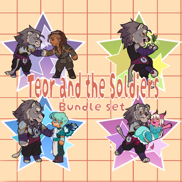 Teor + the soldiers keychain bundle