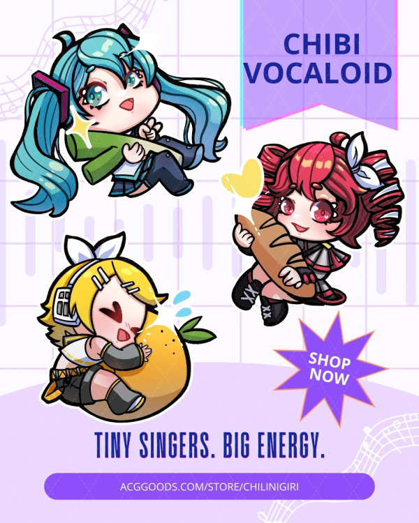 Vocaloid Sticker Bundle - Holo 
