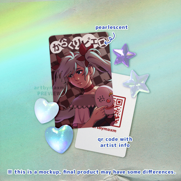 Miku - Karakuri Pierrot Photocard 【 Vocaloid/Hatsune Miku 】