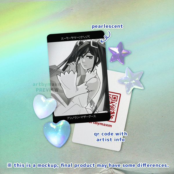 Miku - Unknown Mother Goose Photocard 【 Vocaloid/Hatsune Miku 】