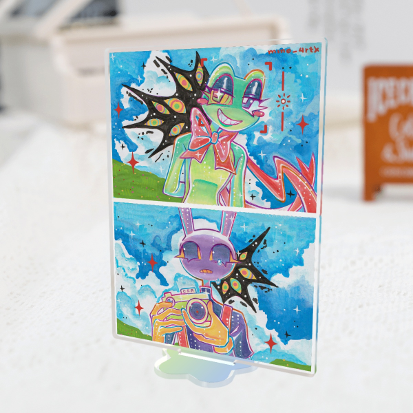 Standee Ribbit y Jax TADC