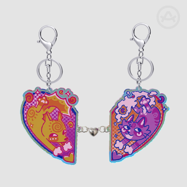 Celestial Critters Matching Keychain Set