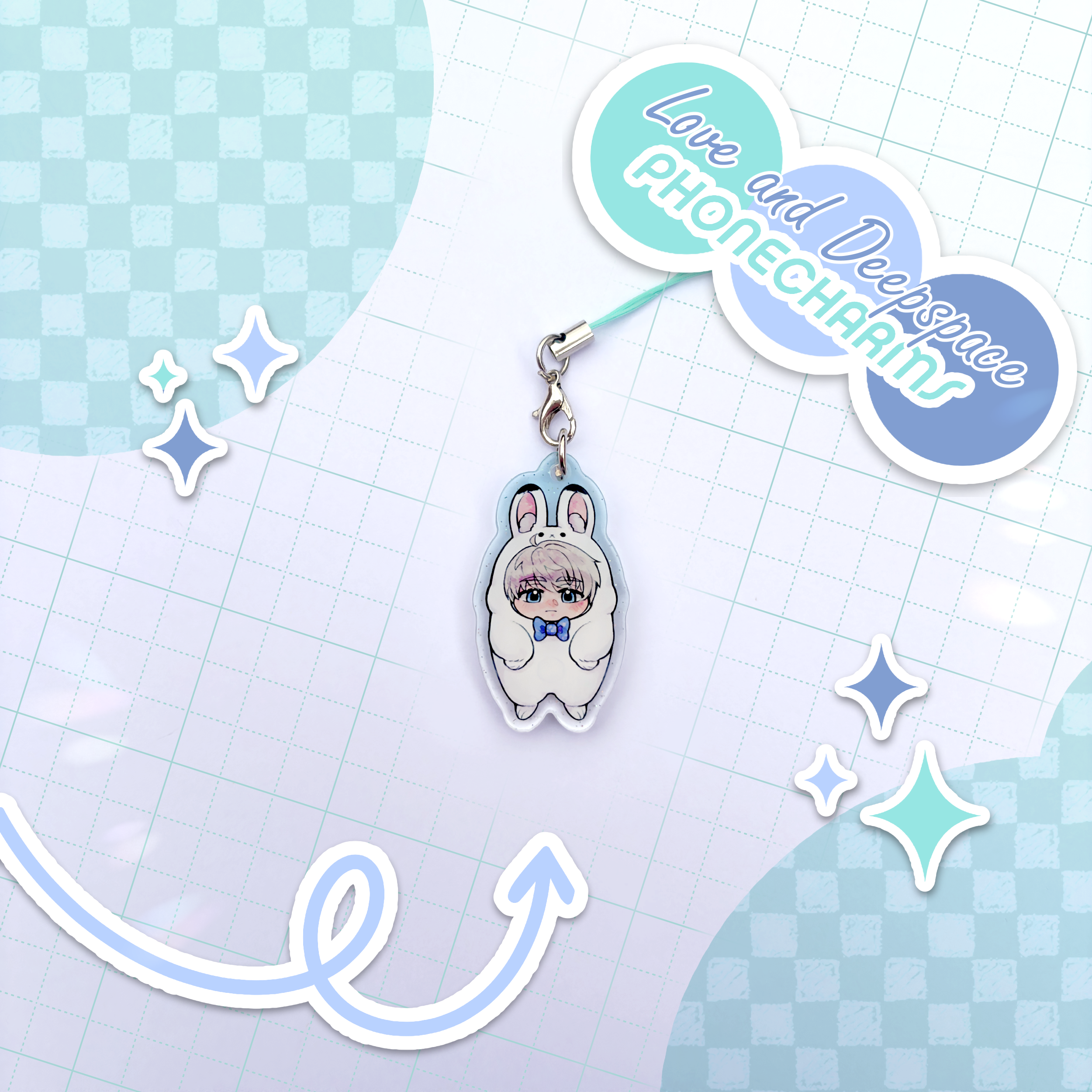 Bunny Xavier 🐰| LADS | Phone Charms! (Pet edition)