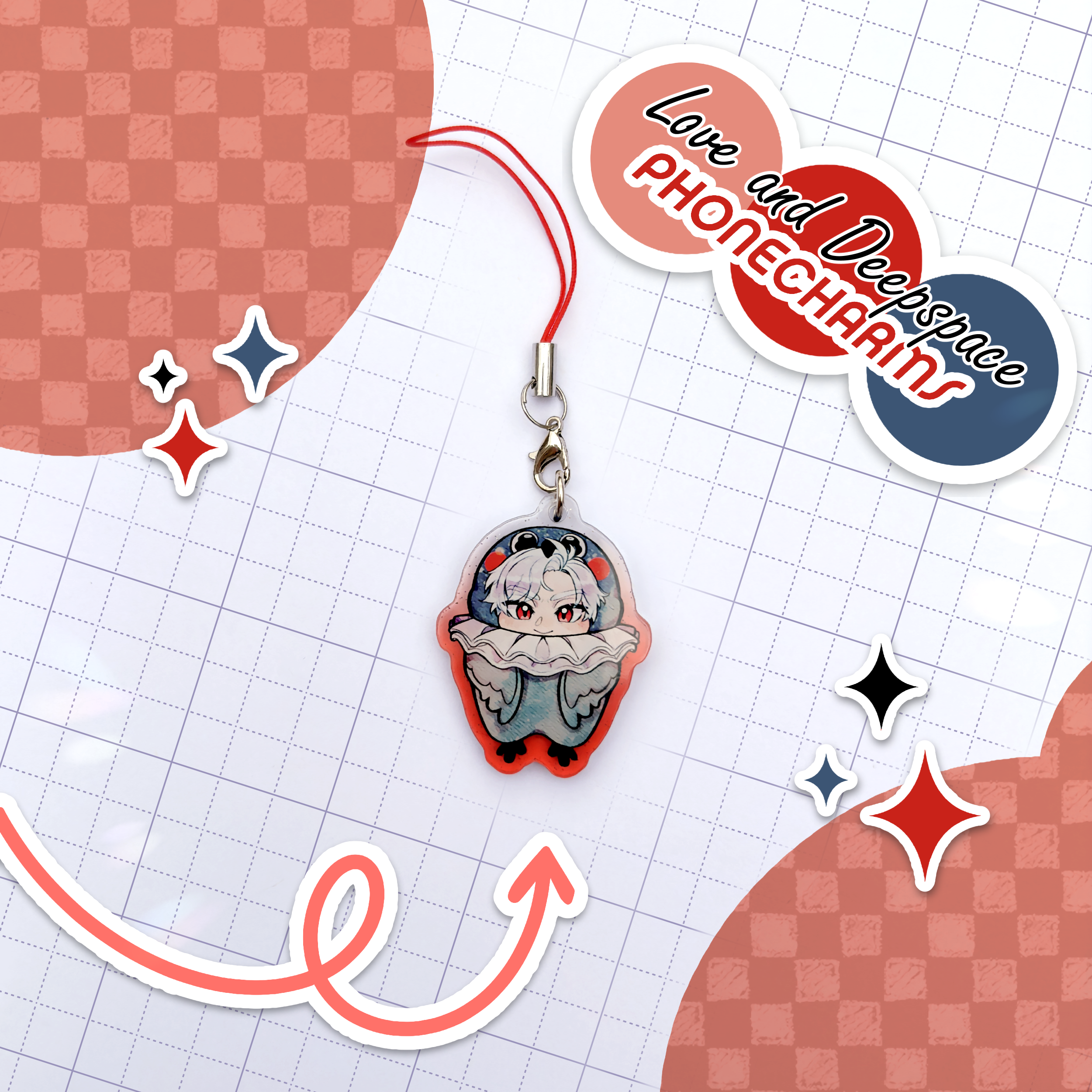 Crow Sylus 🐦‍⬛| LADS | Phone Charms! (Pet edition)
