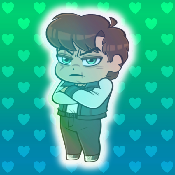 Angy Dill oc (Clear PET Vinyl Die Cut Stickers)