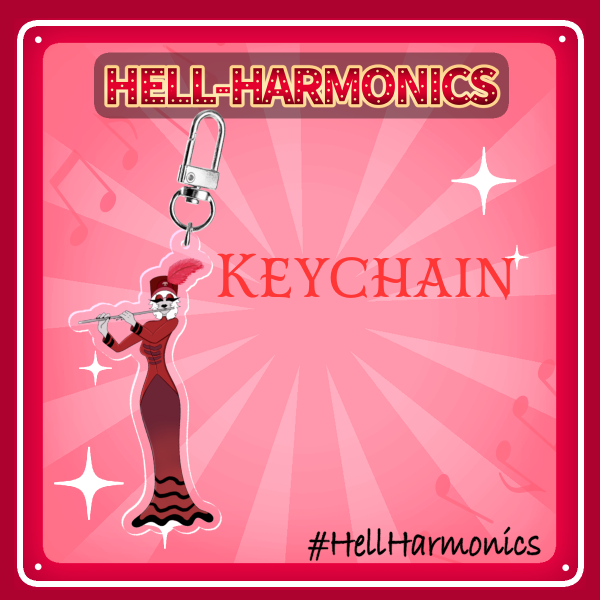 Rosie-Keychain-Helluva Harmonics Collection
