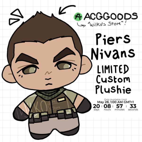Piers Nivans Resident Evil 6 Custom Plushie!