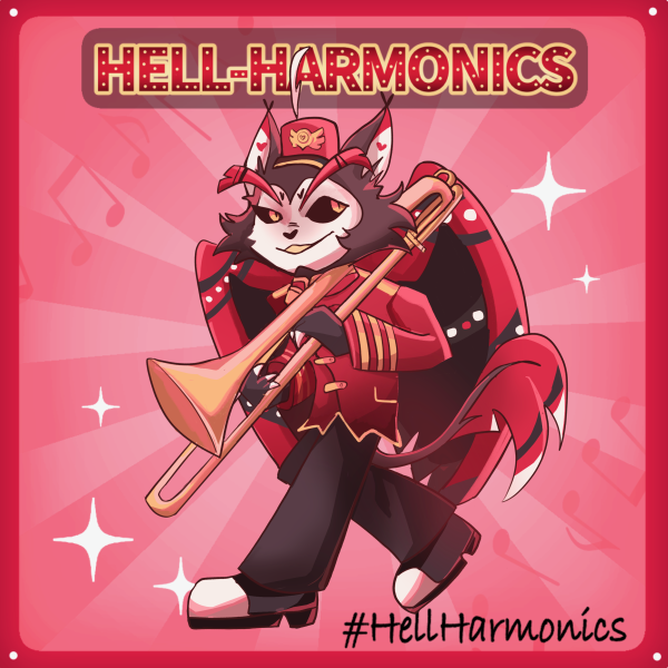 Husk Hazbin Hotel Marching Band Standee