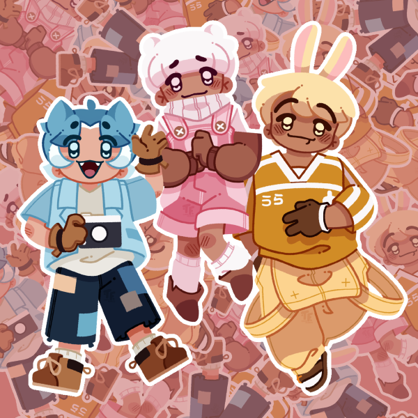 Chiikawa Gijinkas Trio Sticker Pack