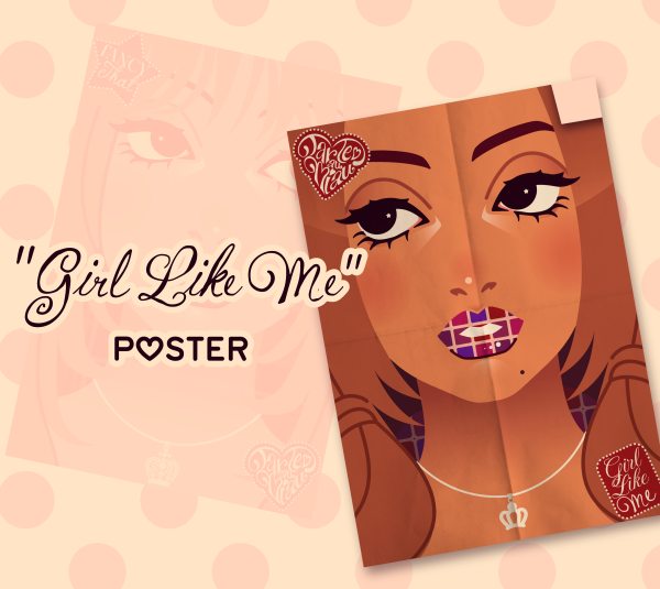 GIRL LIKE ME ☆ pinkpantheress poster