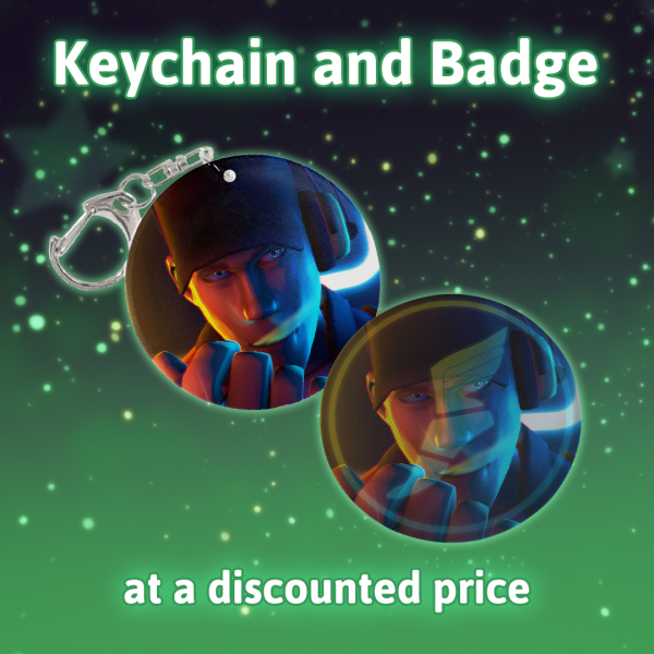 Scout Smoking in Neon Lenticular (Set of 2)