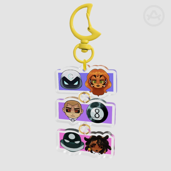 Moonknight Marvel | Midnight Mission - Connection Acrylic Keychains