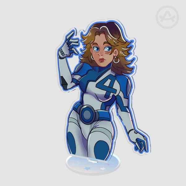 Invisible woman, Sue Storm | Clear Acrylic Standees