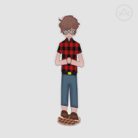 Lumberjack Luca Standee