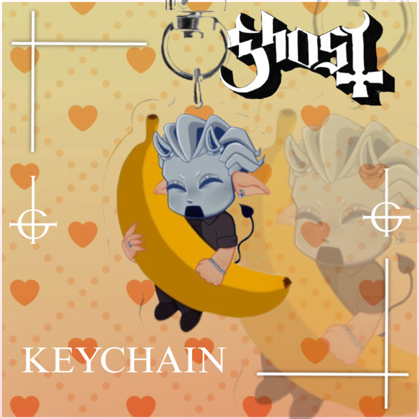Aether Ghoul Banana Keychain