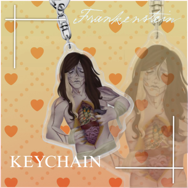 Frankensteins Creation Keychain