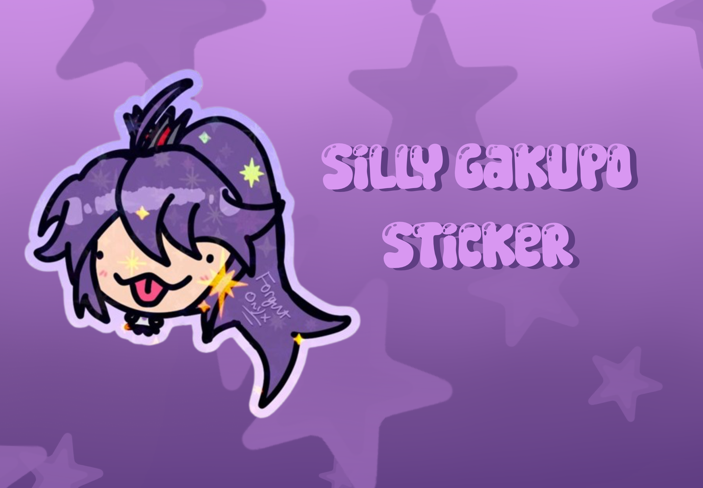 Silly Gakupo Sticker!