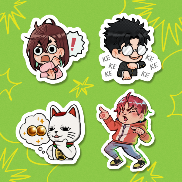 Dandadan Sticker SET