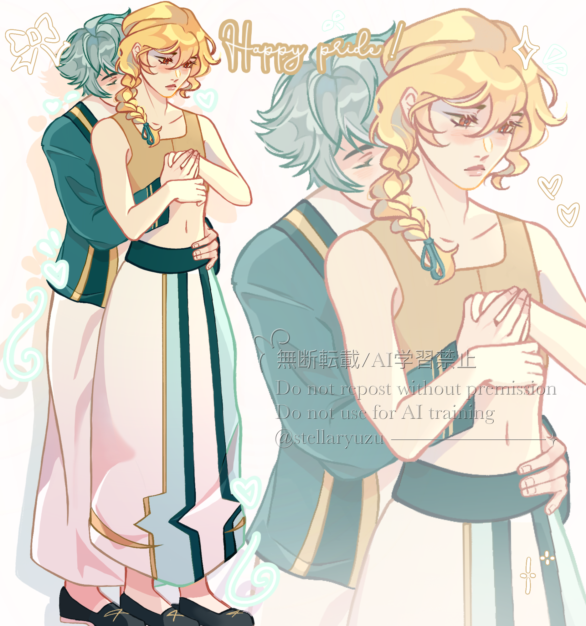  𐔌 . ⋮ Stellaryuzu’s Garden 🪷 .ᐟ ֹ ₊ ꒱-Hello! I'm Yuzu, i love drawing pretty men (specially haikaveh)
If you like Genshin, Alien stage or TGCF maybe my store is for you! 🌱
