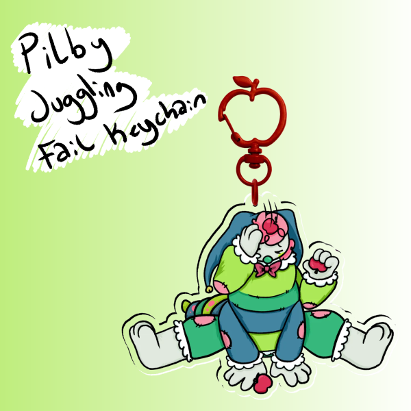 [REGRETEVATOR] Pilby Juggling Fail Keychain