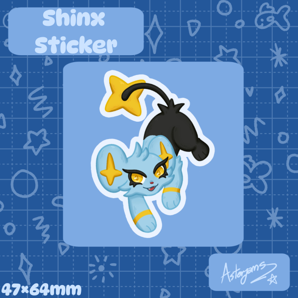 Shinx Matte Sticker