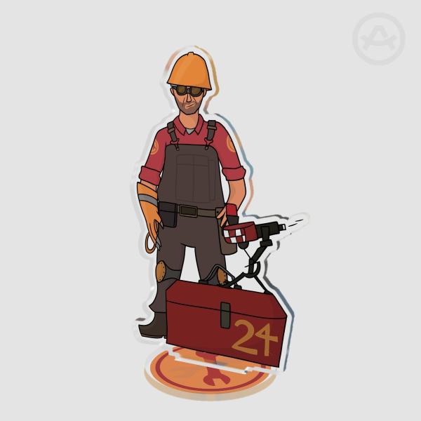 Tf2 Engineer Acrylic Standee