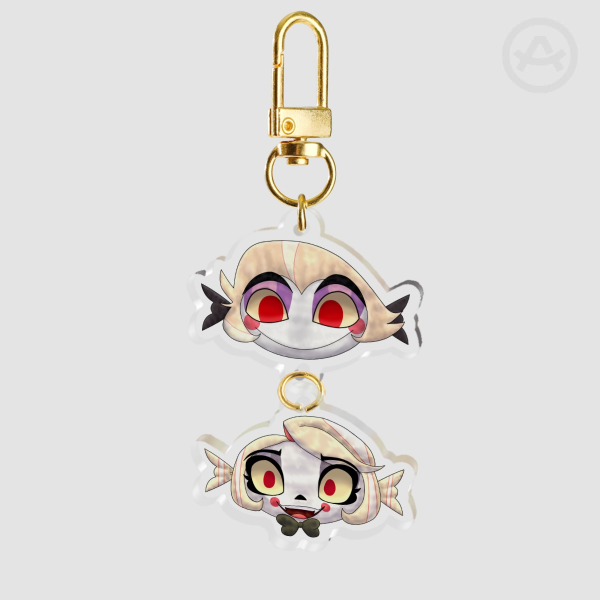 Candy Lucifer and Charlie Connection Keychains