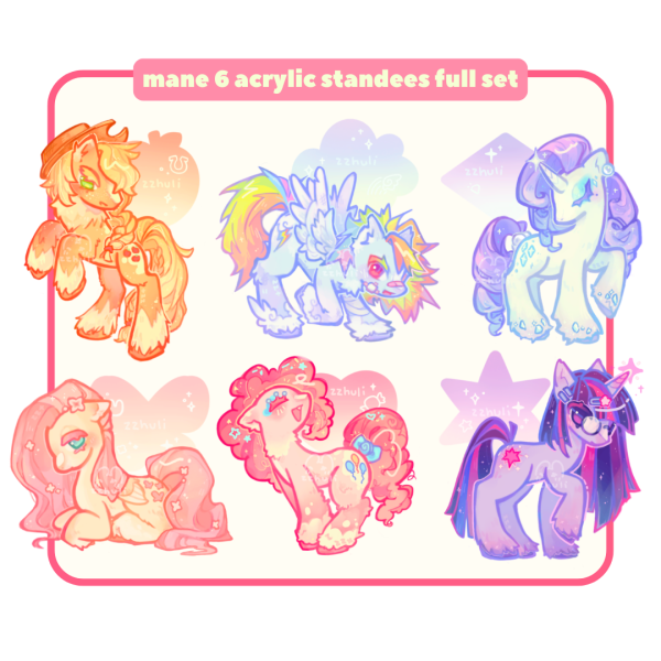mane 6 standee set