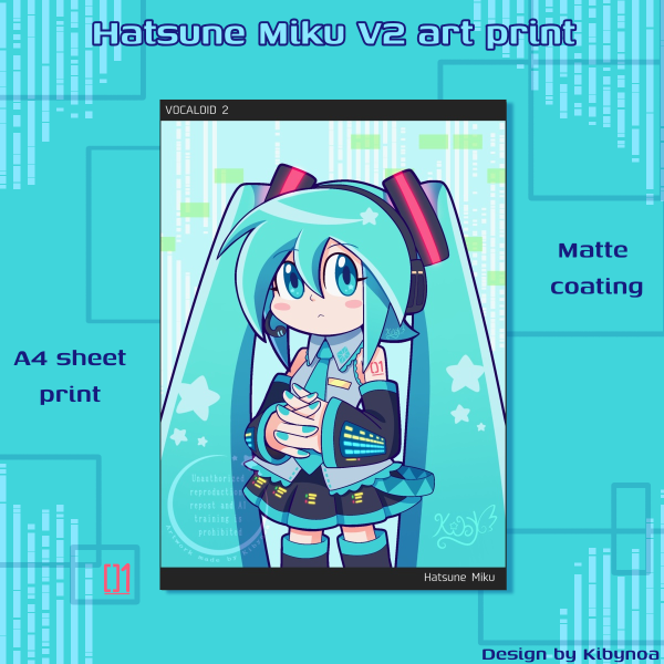 Hatsune Miku V2 print