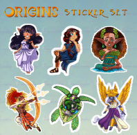 Origins Sticker Set