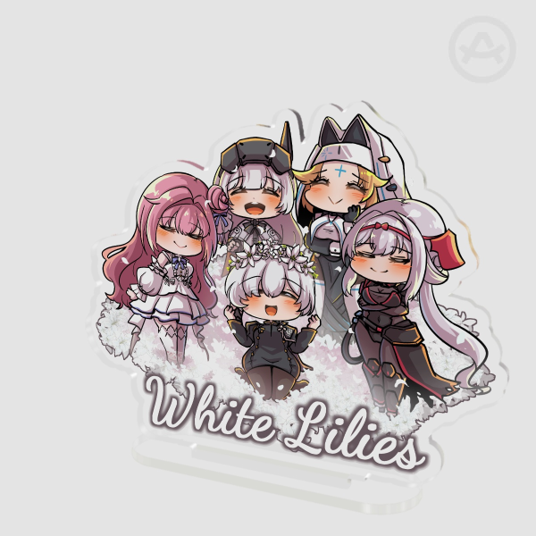 White lilies Standees