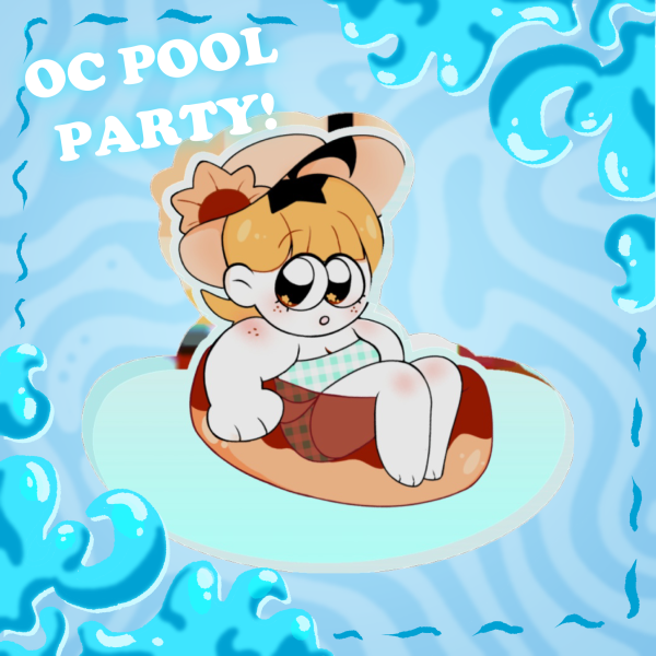 OC Pool Party Hanna Standee