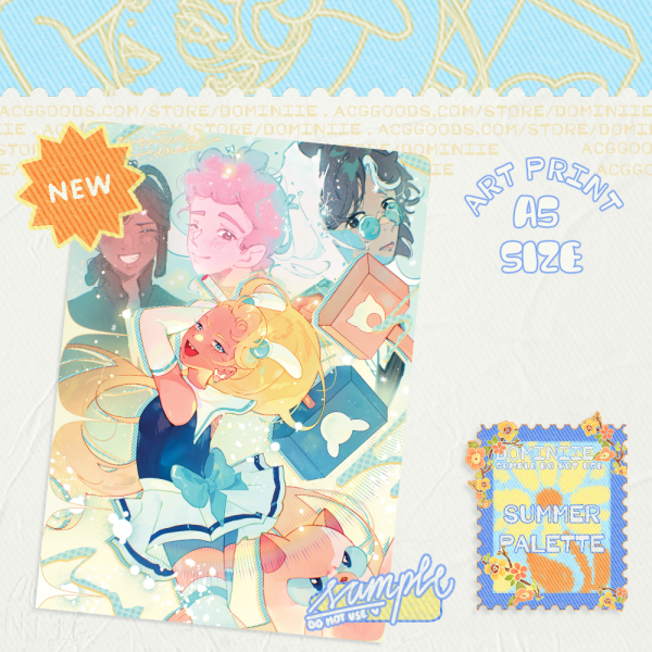 Fionna and Cake ✮ A5 Print