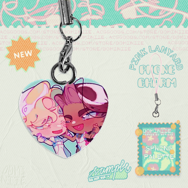 HyunaLuka Valentine's Day 𖹭 Phone Charm