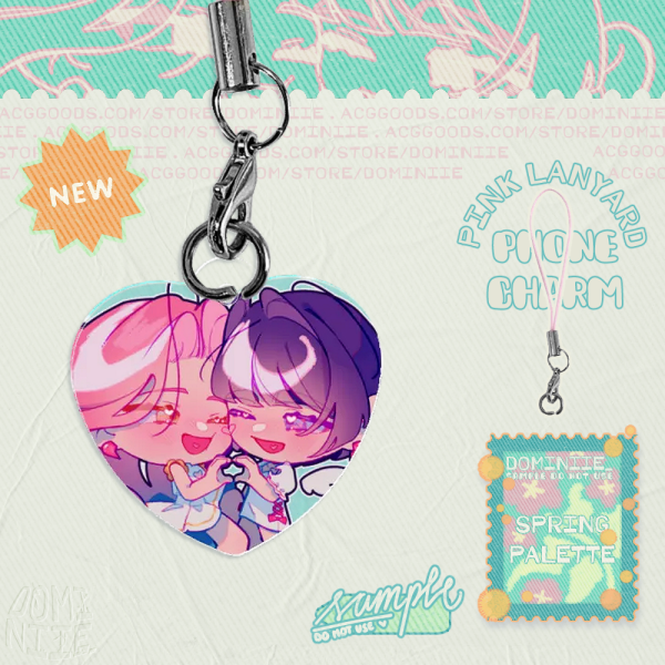 MiziSua Valentine's Day 𖹭 Phone Charm