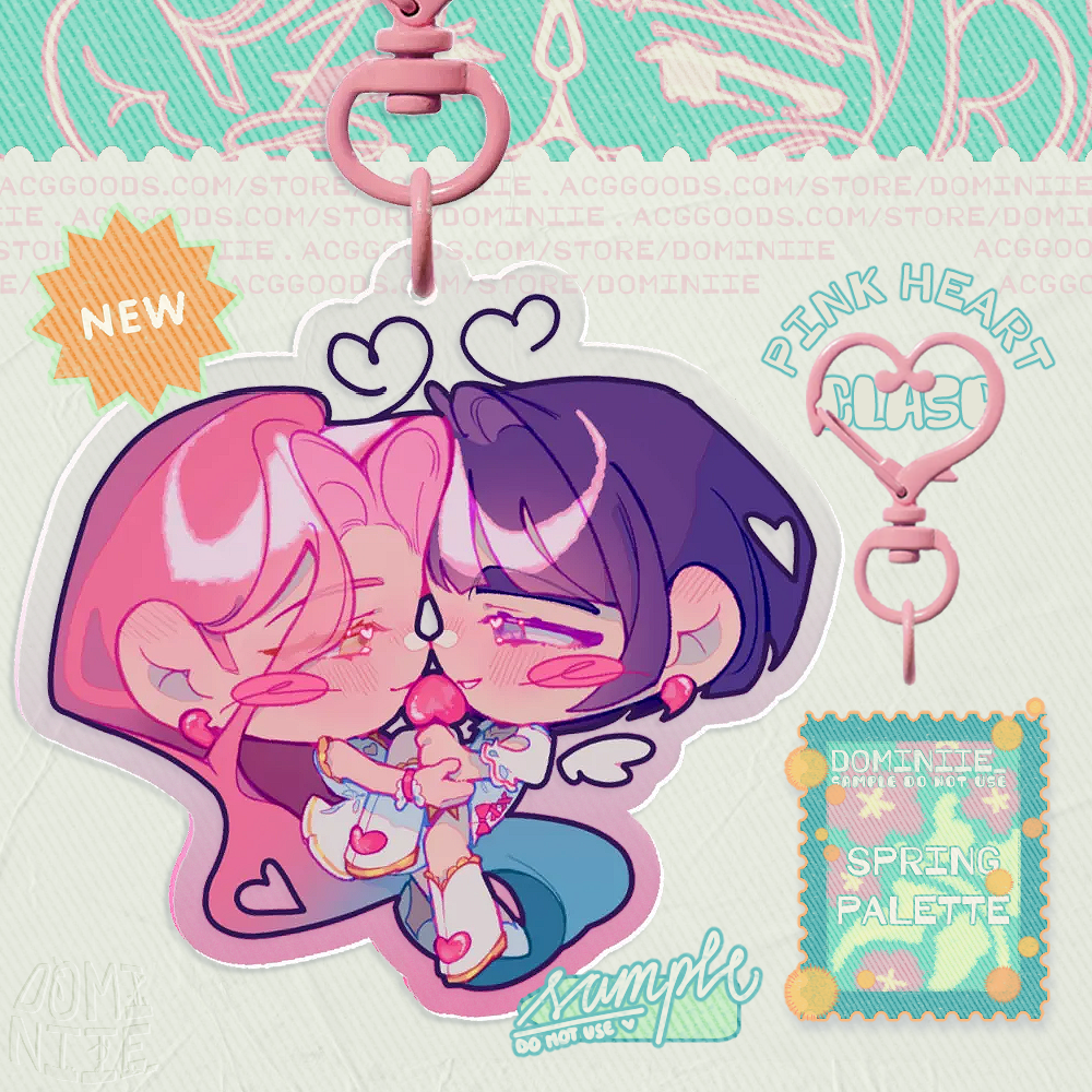 MiziSua Valentine's Day 𖹭 6cm Acrylic Keychain