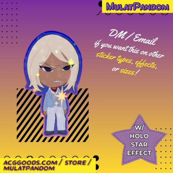 Chibi Chairman Gouenji / Axel Sticker - 7cm/2.76"