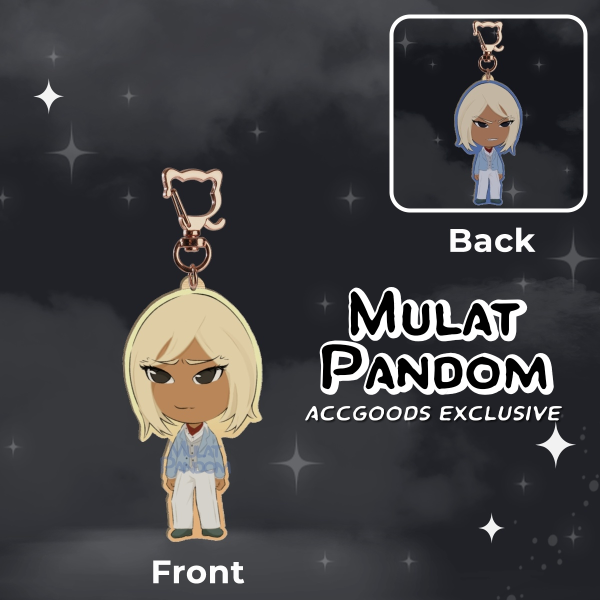 Wooden Chibi Chairman Gouenji / Axel Keychain - 8cm/3.15"